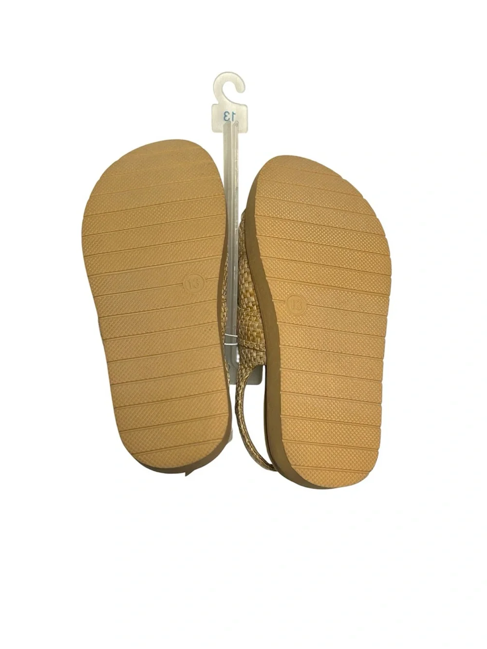 art class Girls Metallic Woven Gold Adjustable Sandals